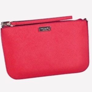 Kate Spade Lolly Newbury Lane Wristlet Hot pink